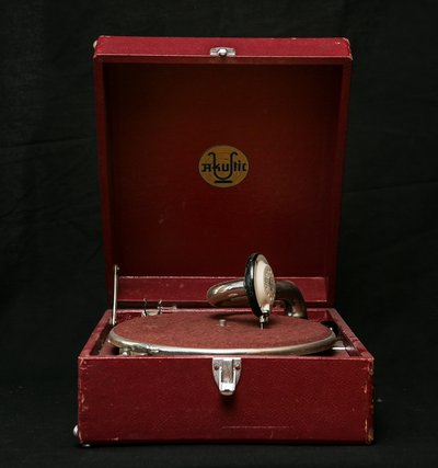 Akustic Portable Phonograph (Red)